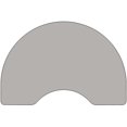 thumbnail image 2 of Mobile 48''W x 72''L Kidney Grey HP Laminate Activity Table - Standard Height Adjustable Legs, 2 of 3