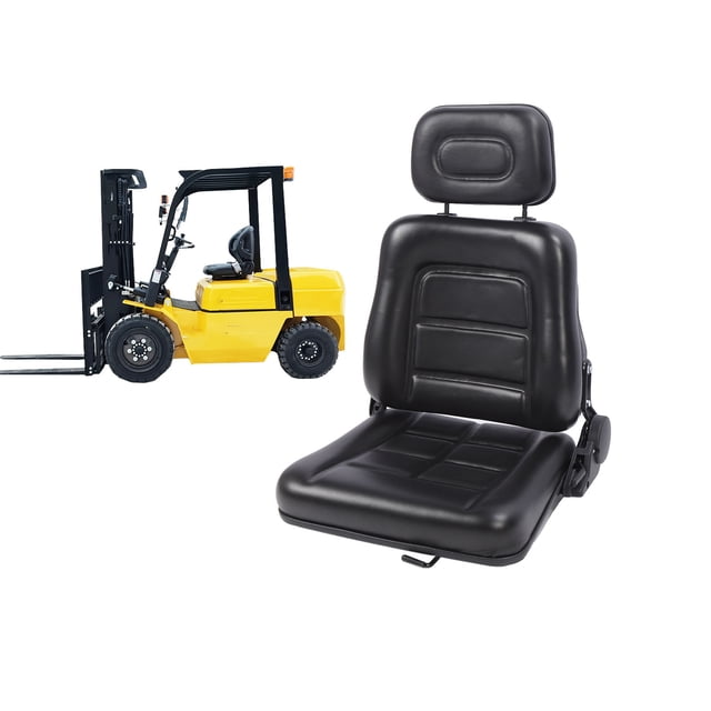 Universal Adjustable Tractor Forklift Excavator Dozer Black