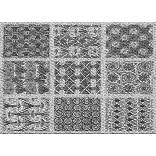 Ahgly Company Machine Washable Indoor Rectangle Transitional Gray Cloud Gray Area Rugs, 8' x 10'