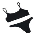 thumbnail image 1 of Women‘s Bandage Push-up Padded Bra & Triangle Bikini Set, 1 of 3