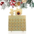 thumbnail image 3 of Christmas Reusable Chocolate Holder Frame Candy Countdown Empty Refillable Toddler 25 25 Days Holiday Calendar Vacation Decoration Rustic Farmhouse Type 2, 3 of 7
