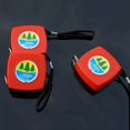 thumbnail image 3 of 2m Mini Practical Red Retractable Metric Measuring Diameter Tape Measure Tools, 3 of 4