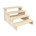 thumbnail image 2 of Tachiuwa Wood Display Riser Collectibles Display Stand for Ornaments Crafts Apartment 4 Layer 30cm, 2 of 9