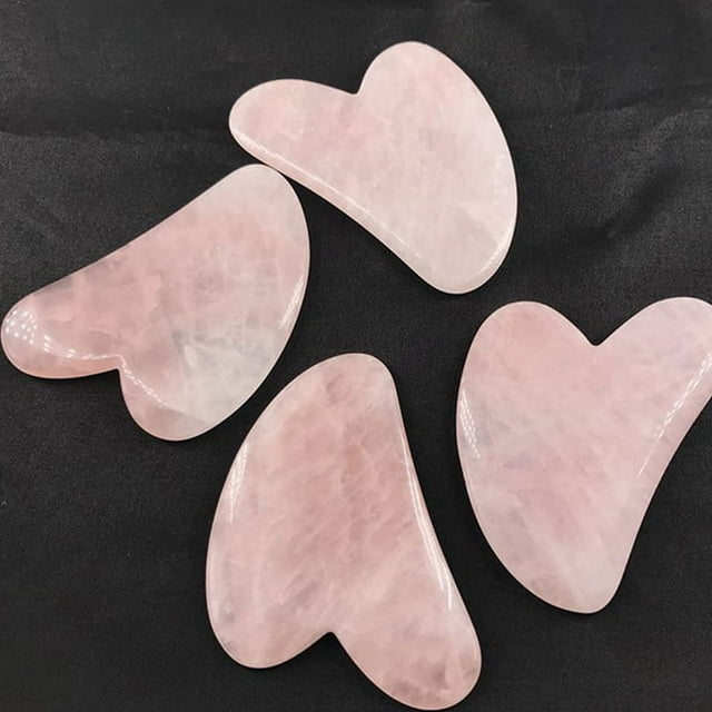 1Pc Natural Quartz Jade Guasha Board Scraper Tools Board Massager Tool Relax