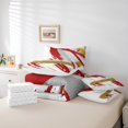 thumbnail image 4 of YST Gradient Abstract Vintage Bedding Comforter Set, Full Size 7pcs, Ombre Graffiti Bed in a Bag, 4 of 4