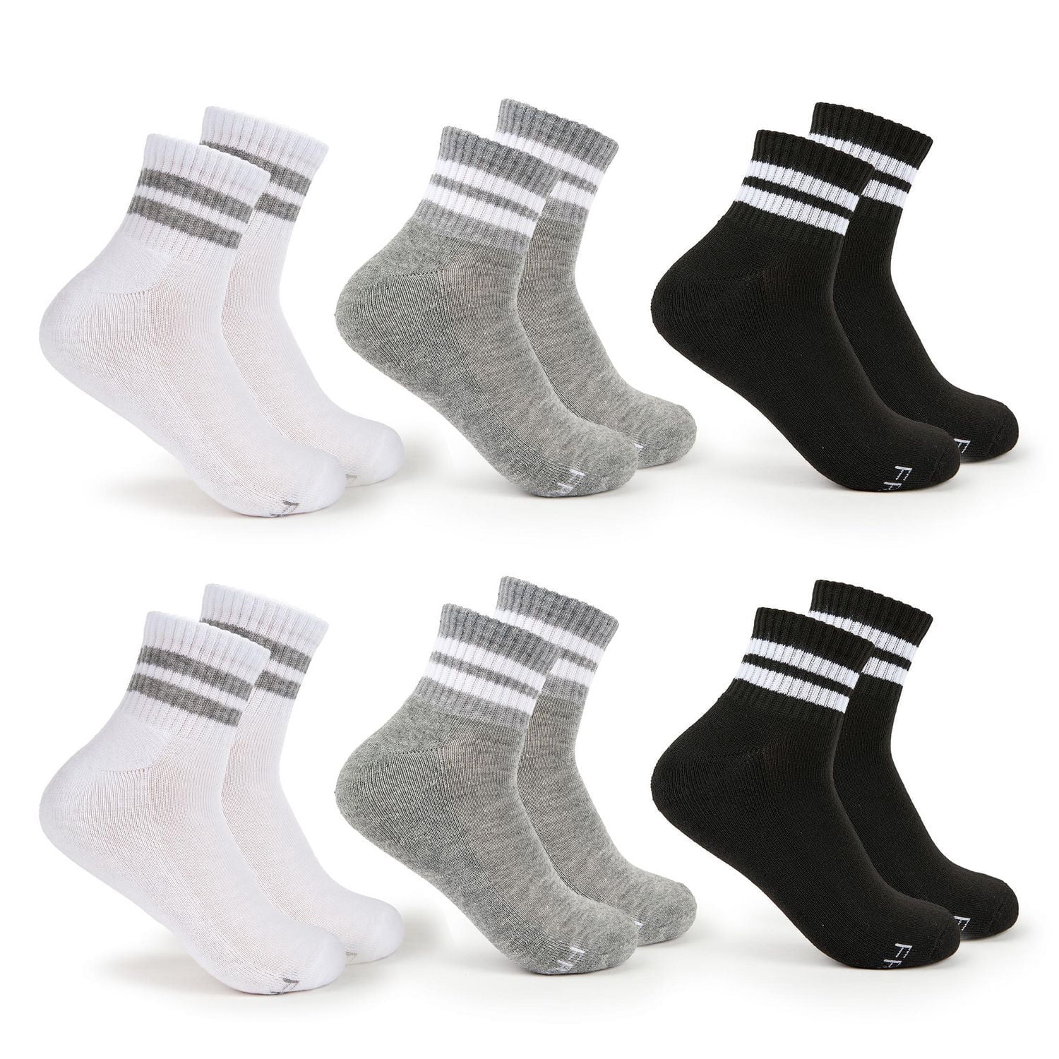 Fruit of the Loom All Day Comfort Ankle Socks (6-pack)
