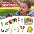 thumbnail image 1 of Grande Économie,HWRETIE Liquidation d'Instruments de Musique,Ensemble de Jouets d'Instruments de Musique,Ensemble de 14 Pcs d'Instruments de Percussion pour Enfants Enseignement, 1 of 8