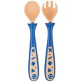 thumbnail image 1 of 1 Set Baby Utensils Spoon Fork Set with Case Bendable Training Tableware, 1 of 7