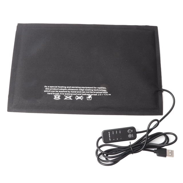 Reptiles Usb Heating Pad, Design Flame Retardant Reptile Heat Pad 3 Gear Temperature Adjustment With Built In Power Supply For Pets For Reptiles