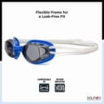 thumbnail image 4 of Dolfino Pro Pacesetter Adult Swim Goggle - Blue, 4 of 6