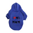 thumbnail image 2 of LSLJS Dogs Sweatshirt Pet Supplies Dog Clothes Fleece Cloth Mommy Pet Sweater Teddy Clothes Spring Fall Winter, Polyester Pet Sweatshirt, 2 of 6