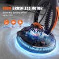 thumbnail image 3 of VEVOR Drywall Sander 800W Brushless Motor 1000-2300RPM Variable Speed, 3 of 9