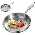 thumbnail image 1 of Titanium Hammered Pan Pro, Taima Titanium Nutri Pan with Lid, Multifunctional Pots and Pans Set Non Stick TitaniumFrying Pans for Cooking (26cm/10.2in), 1 of 9