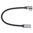 thumbnail image 4 of 90 Degree Type C Extension Cable, HD 4K Type C Extension Cable 100W 5A PD Wear Resistant Gen 2 Flexible  For Tablets For Notebooks 25cm,50cm,1m, 4 of 8