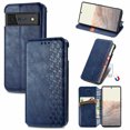 thumbnail image 1 of Case for Google Pixel 6 Pro Flip Cover Wallet Flip Cover Magnetic Protective - Blue, 1 of 5