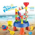 thumbnail image 1 of Table de Jeu pour Sable et Eau, Table de Bac à Sable pour Enfants, Ensemble de Jouets de Plage pour Utilisation Intérieure et Extérieure, 1 of 7