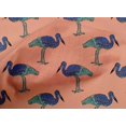 thumbnail image 4 of oneOone Organic Cotton Voile Fabric Heron Block Print Sewing Fabric BTY 42 Inch Wide, 4 of 4