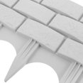 thumbnail image 3 of OUNONA Decorative Garden Fence Fence Light Grey Plastic for Friends 1Set, 3 of 7