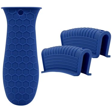 Silicone Hot Handle Holder Cover Set Assist Pan Handle Sleeve Potholders Cast Iron Skillets Handles Grip Covers