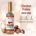 thumbnail image 2 of Matteo's Sugar Free Coffee Syrup, Chestnut Praline, 750mL, 0 Calories, 0 Sugar, (Single Bottle), 2 of 5