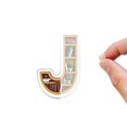 thumbnail image 4 of 26 Letter Acrylic Keychain Pendant for Books, 4 of 5