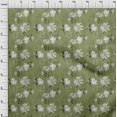 thumbnail image 3 of oneOone Georgette Viscose Light Green Fabric Florals Fabric For Sewing Printed Craft Fabric By The Yard 42 Inch Wide, 3 of 4
