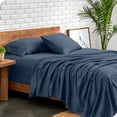 thumbnail image 2 of Bare Home Premium 1800 Collection Ensemble de Draps 4 Pcs, Lit Double, Bering Sea, 2 of 10