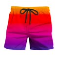 thumbnail image 2 of WEAIXIMIUNG Black Booty Shorts Fashionable and Comfortable Men's Gradient Beach Pants, 2 of 4