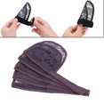 thumbnail image 4 of ziyahi 5pcs Filet à Cheveux pour la Fabrication de Queue de Cheval Tissage Net Perruques Accessoires de Cheveux Brun, 4 of 9