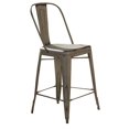 thumbnail image 1 of Vintage Series Metal Bow Back Counter Chair - Vintage Cream (RTA), 1 of 2