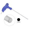 thumbnail image 3 of Unique Bargains Clé Hexagonale 2,5 mm Poignée en T Clé à Double Extrémité, Acier CR-V Métrique, 3 of 5