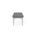 thumbnail image 5 of Lenox Steel Reception Waiting 3-Seat Bench / Silver Steel / Light Gray, 5 of 5
