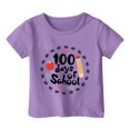 thumbnail image 1 of TZEWGL T-Shirts pour Enfants Imprimé Dessin Animé Col Rond Ample Manches Courtes Vêtements pour Filles Garçons Taille 3-4T, 1 of 4