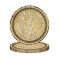 thumbnail image 2 of Chmadoxn Kitchen Gadgets, 10 Pieces Camping Wood Grain Dinner Plates Hunters Plates Hunting Birthday Party Decorations Lumberjack Dinner Camping Party Decorations Paper dinner plates, 2 of 6