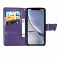 thumbnail image 3 of Wallet Case for iPhone, Embossed Butterfly Flower Premium PU Leather [Kickstand] [Card Slots] [Wrist Strap]Cover for iPhone, 3 of 7