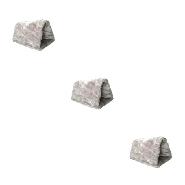 Decodeary Universal And Durable Bird Cage With Soft Fabric For Canaries And Parrots gray S (17x16x12cm) 3Set