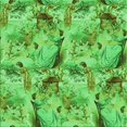 thumbnail image 1 of Ahgly Tapis d'Intérieur Lavable en Machine Carré Transitionnel Vert Émeraude, 7 Pieds Carré, 1 of 7