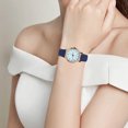 thumbnail image 2 of (Lot de 2) 2025 Montre-Bracelet Rétro à Quartz pour Femme, Petite, Lumineuse, avec Bracelet Clouté - Montre pour Femmes avec Chiffres, Femme Women's, 2 of 7