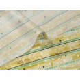 thumbnail image 5 of oneOone Velvet Pale Yellow Fabric Texture & Triangle Geometric Sewing Material Print Fabric By The Yard 58 Inch Wide, 5 of 5
