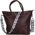 thumbnail image 3 of SURJDE Crossbody Strap for Purses Replacement Adjustable Guitar Multicolor Style Handbag Straps, White Leopard Silver Hardware, Medium, Thermal, 3 of 4