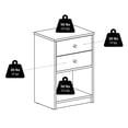 thumbnail image 3 of 20936 Table d'appoint Ava, 3 of 9