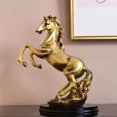 thumbnail image 3 of tredstone Nordic Living Room Cheval Art Statue Sculpture Animal Steed Statues Résine Art, 3 of 9