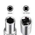 thumbnail image 3 of Unique Bargains 1/2-Inch Drive 6 Point Deep Sockets 10mm Metric Cr-V Steel, 3 of 3