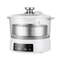 thumbnail image 1 of FLKWOP Low Carb Rice Cooker Low Sugar Digital Steamer, Intelligent Lifting Sugar Removal Rice Cooker, with Stainless Steel Steamer Tray, Touch Control, Automatic Drain Rice Steamer, 3 L, 1 of 8