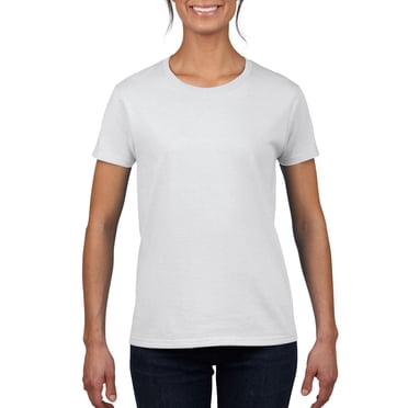 Gildan Ladies Ultra Cotton T-Shirt, M, White