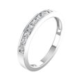 thumbnail image 2 of Bague de Mariage à Canaux 1/4 Ctw Diamond en Or Blanc 10 K, 2 of 2