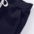 thumbnail image 4 of HOZADOIE Boys Basketball Shorts Pure Cotton Spring Summer Solid Color Elastic Drawstring Waist Breathable Casual Athletic Shorts with Pockets 1-11 Years, 4 of 6