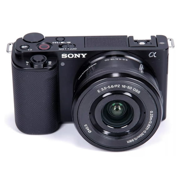 Sony Alpha ZV-E10 - APS-C Interchangeable Lens Mirrorless Vlog Camera Kit - Black