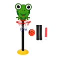 thumbnail image 3 of QualitChoice Cute Basketball Hoop Stand Kit Adjustable Kids Indoor Frog Children Height, 3 of 6