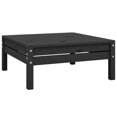 thumbnail image 1 of vidaXL Garden Footstool Black Solid Pinewood, 1 of 4